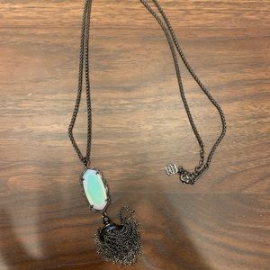 Kendra Scott drop fringe necklace